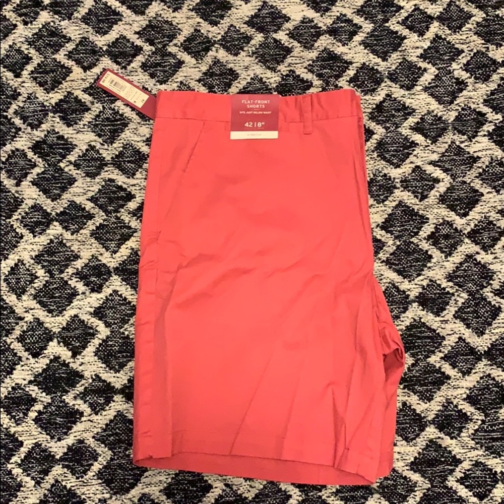 Merona flat-front cotton shorts